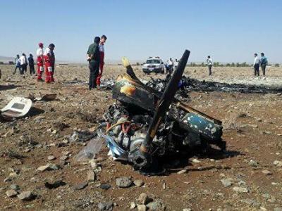Military plane crashes in Iran