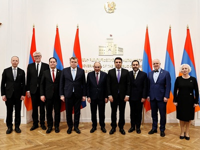 Փաշինյանն ընդունել է Հյուսիսային Եվրոպայի և Բալթյան երկրների խորհրդարանների բարձր ներկայացուցիչներին