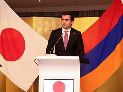Հակոբ Արշակյանը մասնակցել է Ճապոնիայի կայսեր ծննդյան 65-ամյակին նվիրված ընդունելությանը՝ հանդես գալով ողջույնի խոսքով