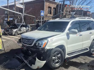Արմավիրում բախվել են «Lexus»-ն ու «BMW»-ն. կան վիրավորներ. shamshyan.com