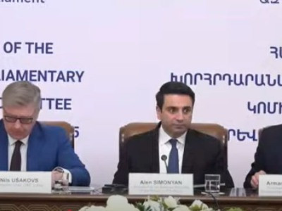 Спикер парламента: Армения проводит политику защиты и укрепления своей страны собственными силами