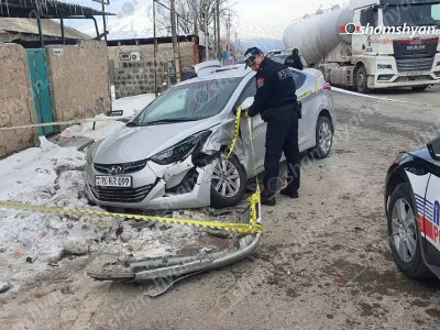 Արարատում բախվել են «Hyundai Elantra»-ն, «MAN» բեռնատարը և «ՎԱԶ 21101»-ը. կա 1 զոհ, 1 վիրավոր