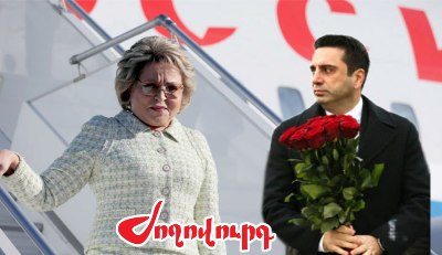 «Ժողովուրդ». Գրկած կդիմավորի՞ Ալեն Սիմոնյանը Մատվիենկոյին ինքնաթիռի մոտ՝ ինչպես խոստացել էր նրան