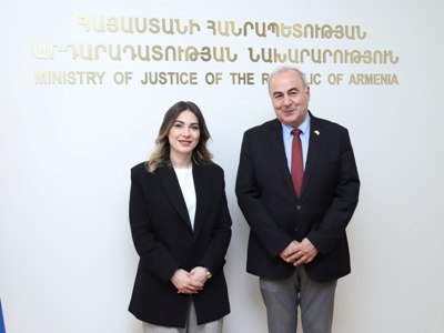 Գալյանը Վրաստանի դեսպանի հետ քննարկել է արդարադատության համակարգի թվայնացման հարցը