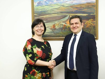 Замглавы МИД Армении представил госсекретарю МИД Эстонии проект «Перекресток мира»