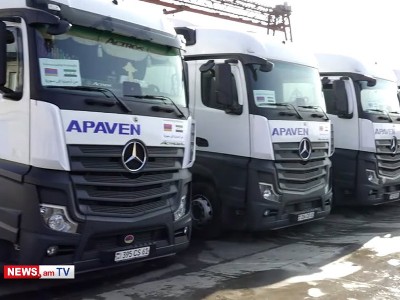 Грузовики с гуманитарной помощью для Сирии направились к КПП «Маргара» на армяно-турецкой границе