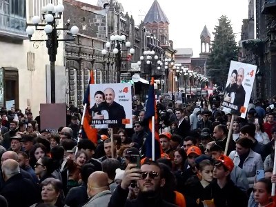 В Гюмри проходит агиткампания кандидата на пост мэра города от блока «Мать Армения»