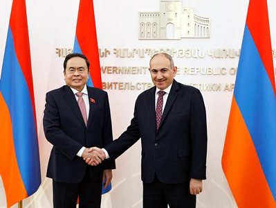 Armenia PM, Vietnam parliament speaker discuss matters of regional importance