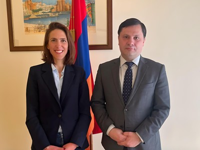 Ֆրանսիայում ՀՀ դեսպանը ֆրանսիացի պատգամավորի հետ քննարկել է Հվ. Կովկասում տեղի ունեցող վերջին զարգացումները