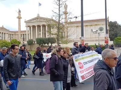 Thousands come to Greece labor activists’ rallies in downtown Athens