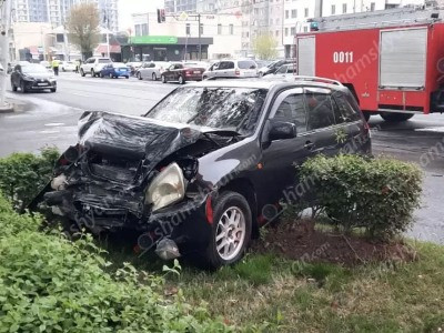 Երևանում բախվել են «Kia»-ն ու «Chery»-ն. վերջինս հատնվել է կանաչ գազոնում. կա վիրավոր