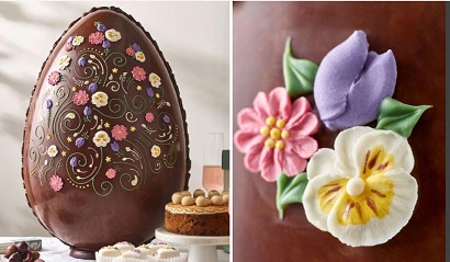 Most expensive Easter chocolate egg, weighing more than 5kg, goes on sale in UK