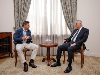 Մհեր Գրիգորյանը Մարտին Էռնեկյանի հետ քննարկել է ԱԳՆ նախկին շենքի հետ կապված ծրագրերը