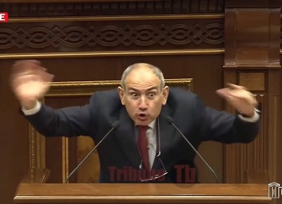 «Иравунк»: В чем причина последнего истеричного выступления Пашиняна в парламенте Армении?