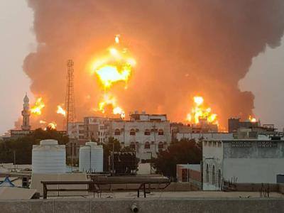 US airstrikes on Yemen oil port kill 74 people, Houthis say
