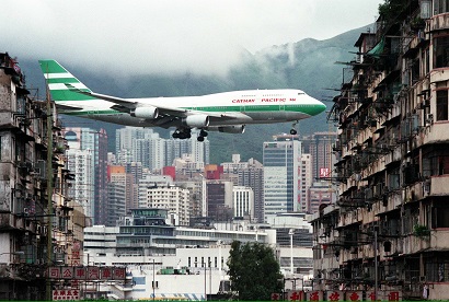 One of world's scariest airports transformed into giant stadium