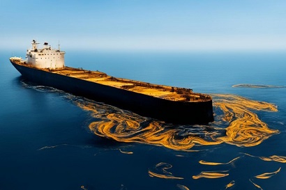 У берегов Сахалина произошел разлив нефтепродуктов из танкера «Александр Кащук»
