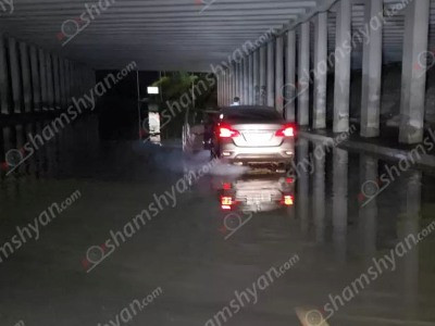 Արտակարգ իրավիճակ՝ Երևանում. հերթական հորդառատ անձրևի հետևանքով Մալաթիայում ստեղծվել էր արհեստական «լճակ»
