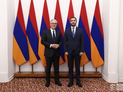 Members of Armenia legislature delegation to PACE meet with delegation led by PACE President