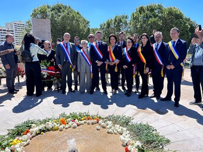 Պրովանս-Ալպեր-Կոտ դ'Ազուր խորհրդի անդամները Մարսելում Հայոց ցեղասպանության զոհերի հիշատակին նվիրված միջոցառմանը