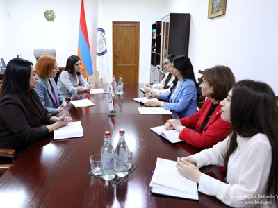 Անահիտ Մանասյանն Լաուրա Միլնին ներկայացրել է ՄԻՊ աշխատակազմի գործունեության առաջնահերթությունները