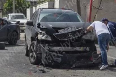 Խոշոր ավտովթար՝ Երևանում․ «Ford Mustang»-ը` մի քանի ավտոմեքենաների ջարդի հեղինակ