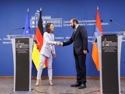 Armenia FM to Germany colleague: Thank you for efforts aimed at establishing peace in South Caucasus