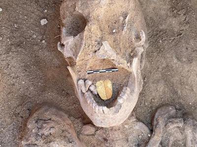 Mysterious mummy of man with golden tongue discovered in Egypt