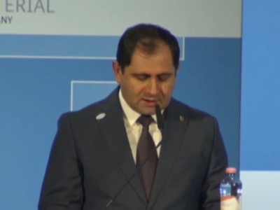 Սուրեն Պապիկյանն իր ելույթում նշել է միջազգային խաղաղապահ գործընթացներին Հայաստանի աջակցության մասին