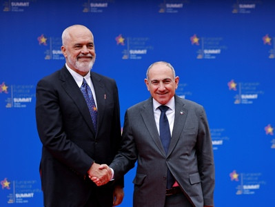 Armenia’s Pashinyan attends European Political Community summit opening ceremony in Albania