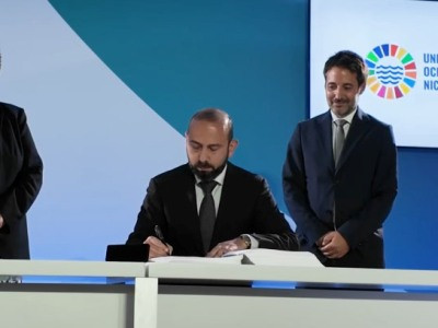 Armenia FM signs agreement on conservation, sustainable use of marine biological diversity (VIDEO)