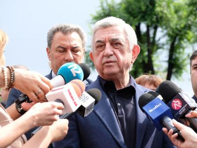 Саргсян: Решение было таким - мы возвращали Баку 5 из 7 районов, и должны были прибыть миротворцы
