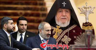 Newspaper: Armenia ruling elite convinced Catholicos has no choice, will resign