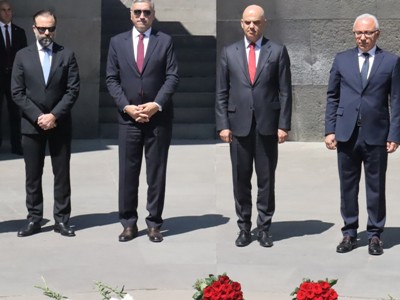 Council of Europe Secretary General visits Armenian Genocide Memorial in Yerevan