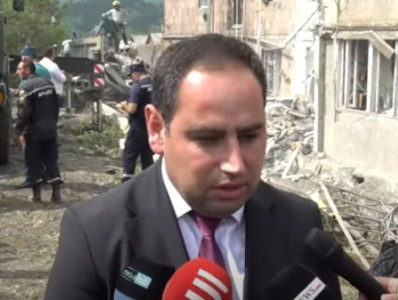 Armenia territorial administration minister on Chambarak town building explosion, collapse: We have 4 dead, 12 injured