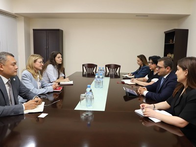 ԱԳ փոխնախարարը Կարմիր Խաչի և Կարմիր մահիկի ներկայացուցչի հետ հանդիպմանն անդրադարձել է համագործակցության հեռանկարներին