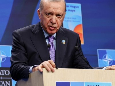 Эрдоган на брифинге на полях саммита НАТО похвастался оккупацией Арцаха Азербайджаном