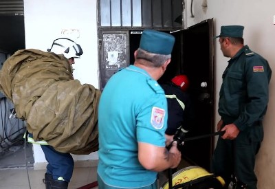 Ծարավ Աղբյուր փողոցում բռնկված հրդեհը մարվել է (վիդեո)