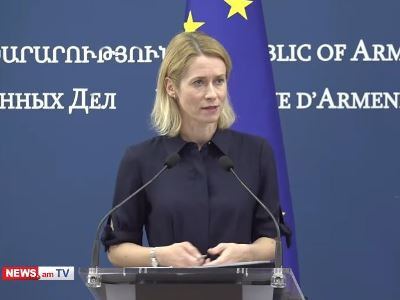 Kaja Kallas says she arrived in Armenia with clear message