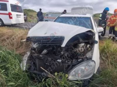 Սևան-Մարտունի ճանապարհին 18-ամյա վարորդը «Mercedes»-ով բախվել է քարերին․ օպերատիվ են գործել պարեկները