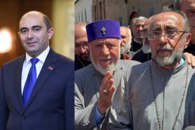 «Հրապարակ». Սերժ Սարգսյանն է Վեհափառին խորհուրդ տվել՝ հետ պահել Սրբազանին