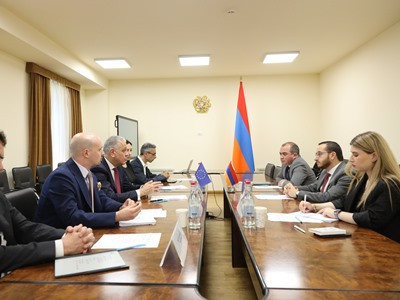 Մխիթար Հայրապետյանն ու Վասիլիս Մարագոսը քննարկել են ԵՄ-Հայաստան համագործակցության ամրապնդման հնարավորությունները
