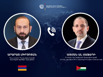 Միրզոյանը և Հորդանանի ԱԳ նախարարը մտքեր են փոխանակել տարածաշրջանային անվտանգային իրավիճակի շուրջ