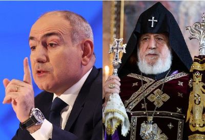 «Իրավունք». Փաշինյանը ՔՊ–ում ասել է՝ կաթողիկոսը մինչեւ սեպտեմբեր կգնա