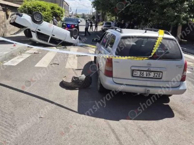 Գավառում բախվել են «Opel Astra»-ն և «ՎԱԶ 2107»-ը․ վերջինը գլխիվայր շրջվել է․ shamshyan.com