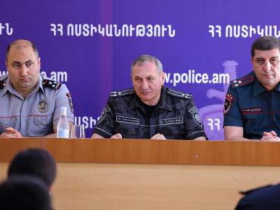 Արամ Ղազարյանը Քրեական ոստիկանության Լոռու մարզային վարչության անձնակազմին է ներկայացրել նորանշանակ պետին