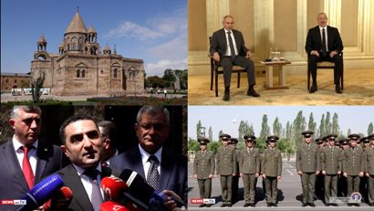 Փաշինյանի գալիք հանրահավաքը և գրոհը, Սուրբ Էջմիածնի կոչը. «Օրվա ամփոփում»՝ ռուսերեն