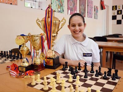 Byblos Bank Armenia sponsors 13-year-old Gabriela Harutyunyan in prestigious chess tournaments