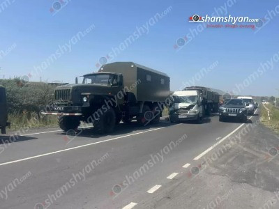 Սևան-Մարտունի ճանապարհին բախվել են ՊՆ 2 «Ուրալ»-ները ու Ford Transit-ը․ 4 վիրավորները ծառայողներ են