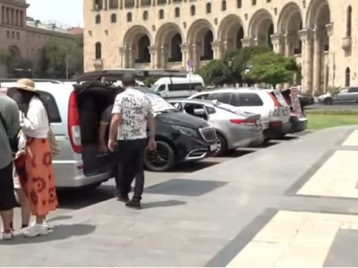 Վարորդների բողոքի ակցիան Հանրապետության հրապարակում